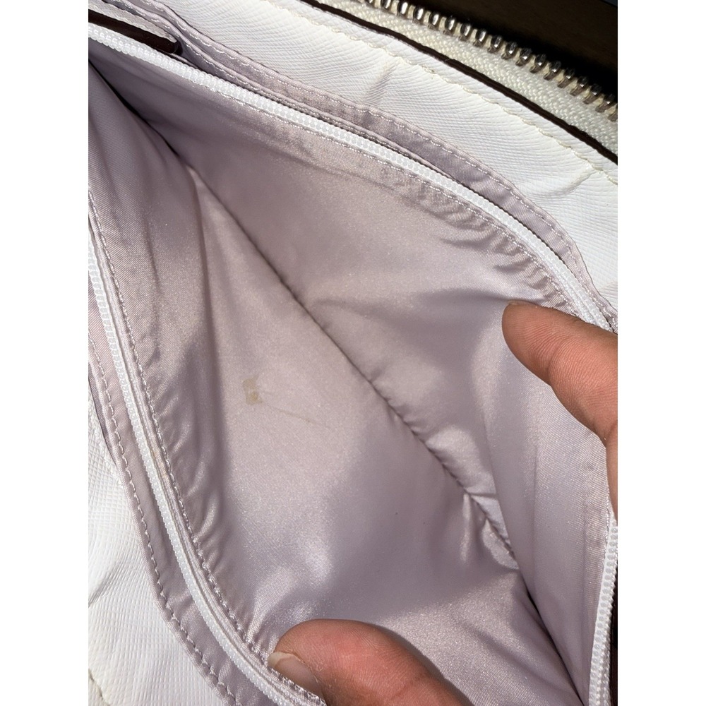 Coach Peyton Dream C Slim Zip Around Wallet Wristlet Gray White Hang Tag  G - Picture 11 of 11